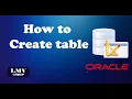 create table oracle-apex