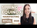 Spring Equinox 2026 Ritual for Renewal Rebirth New Beginnings