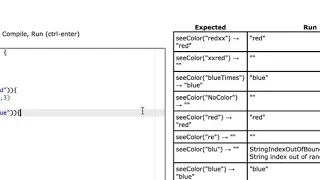Java CodingBat String-1 seeColor