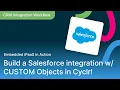 Build a Salesforce integration and utilise CUSTOM Objects with an embedded iPaaS