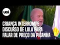 Download Lagu Lula é interrompido por criança durante discurso em Itaipu: 'Caiu o preço da picanha'