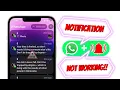 Download Lagu How To Fix WhatsApp Notification not Working on iPhone | Solve WhatsApp Notification Problem