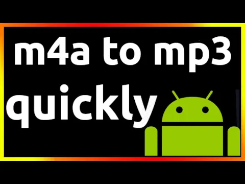 Download MP3 how to convert m4a to mp3 on android phone