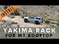 Installing YAKIMA SKYLINE TOWERS JETSTREAM BARS on ProTop Camper Shell for my Yakima SkyRise RTT