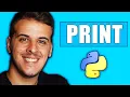 Print Function in Python Python Tutorial for Beginners