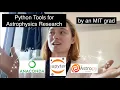 3 Basic Python Tools for Astrophysics Research