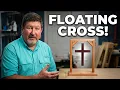 DIY Floating Cross The Trick Behind the Magic