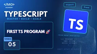 Your First TypeScript Program Beginner Tutorial Step-by-Step 2026