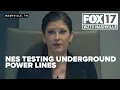 After historic outages NES tests underground power lines