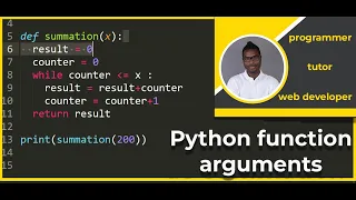 Python Function Arguments