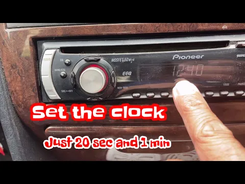 Download MP3 How to set the clock in pioneer mosfet 50x4