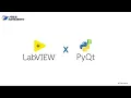 Communication between LabVIEW and Python PyQt