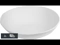 Matte Craft Coupe Melamine Serving Bowl White 12