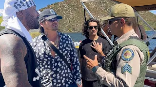 Maidana & Bobby Green Get SWATTED Trying to KICK IT on the Lake