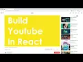 Build Youtube in React React Redux Javascript Tutorial using the Youtube Data API v3