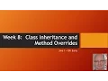 Java1-08 Inheritance and Overrides - Demo1