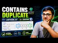 Contains Duplicate LeetCode 217 in C Easy Array Problem DSA for Beginners