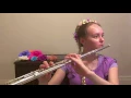 Download Lagu Tangled - Kingdom Dance with Rapunzel playing flute! + Sheet Music
