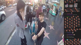 ice poseidon proposes in public ice poseidon andy milonakis cringe competition