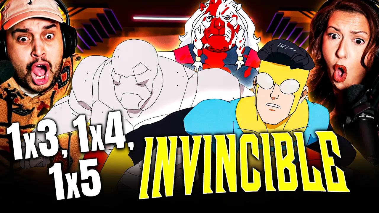 INVINCIBLE SEASON 1 EPISODES 3, 4 & 5 REACTION – THIS IS GETTING WILD! – FIRST TIME WATCHING –REVIEW