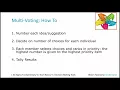 Multivoting