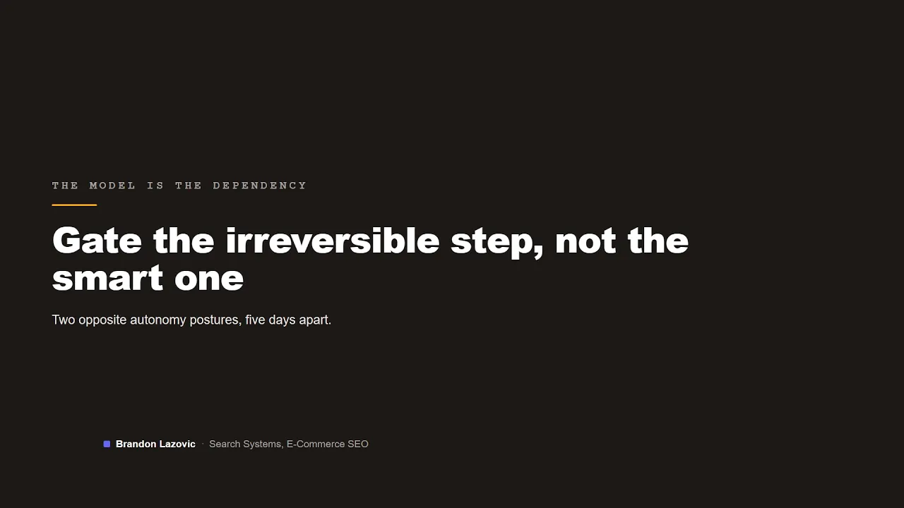 Video thumbnail: Snowflake gates agents, Perplexity does not, both are right