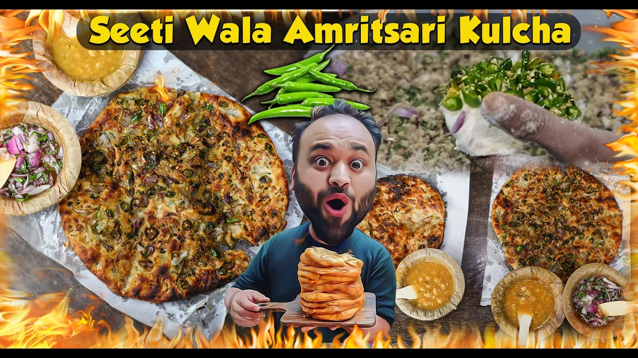 Seeti Wala Kulcha   AK Kulcha Land   Amritsar Food Tour