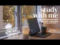 Download Lagu 2-HOUR STUDY WITH ME 🌤️ on an Autumn Day | 🍂 Nature Sounds | Pomodoro 25/5 | Study Challenge DAY 7
