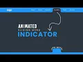 Animated Sliding Menu Indicator using Javascript Curve outside
