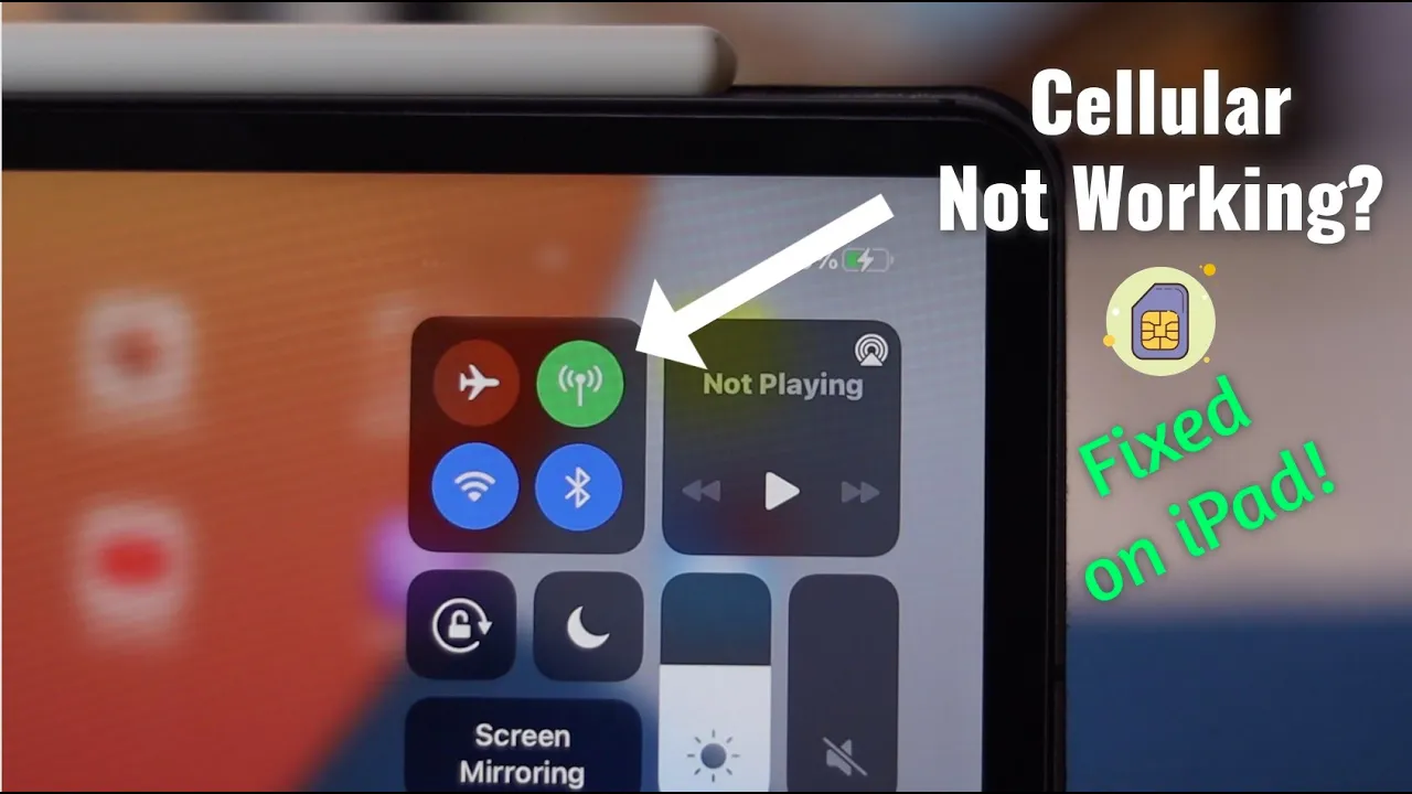 How to Insert / Install SIM Card into iPad (2021)