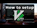 ASMR programming How to setup Vim - No Talking