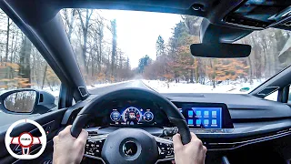 vw golf 8 gti clubsport pov drive onboard 60fps 