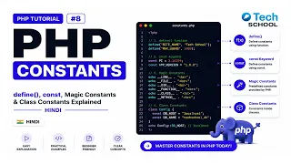 PHP Constants Explained in Hindi define const Magic Class Constants PHP Tutorial