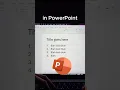 Transform bullet points in PowerPoint