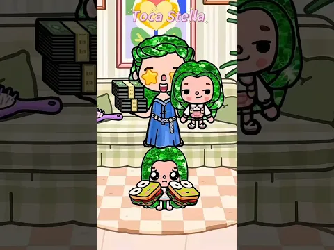 Bread Hair and Dollar Hair #tocaboca #tocabocalovestory #tocalifeworld #toca #shorts