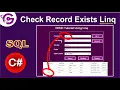 Check Record Exists Before Insert Using C Linq Violation Primary Key ProgrammingGeek