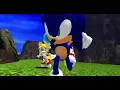 SADX Sonic Tails Running GIF