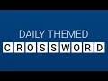 Daily Themed Crossword Puzzles by PlaySimple Games IOS Gameplay