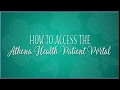 Accessing the Patient Portal