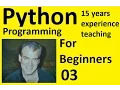 003 Python Programming for Beginners Big Data Bioinformatics