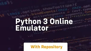 python 3 online emulator