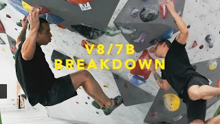 Download Learn to Climb a V8/7B Boulder Problem with me ( SCORPION Dynamic Move Crux ) MP3