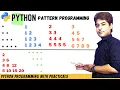 Pattern Program in PYTHON Programming in python How to print patterns in python
