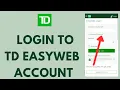 TD EasyWeb Login - How to Sign in to TD Online Banking Easy Web 2026