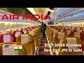 The Air India Experience Boeing 777-300ER Economy from New York JFK to Delhi