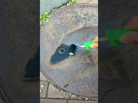 Manhole Imprint on the T-shirt