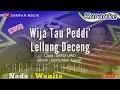 Download Lagu WIJA TAU PEDDI LELLUNG DECENG (WTPLD) - KARAOKE  CIPT : SARDI UWO - NADA WANITA#sarifahmusik#viral