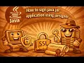 How to sign java jar application using jarsigner