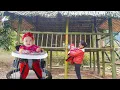 Download Lagu TIMELAPSE: 350-Day Journey - 17-Year-Old Single Mother Builds Bamboo House on Hillside
