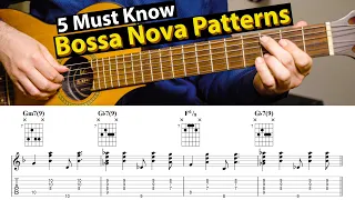 Download Bossa Nova Guitar Patterns  - 5 Levels You Need To Know MP3